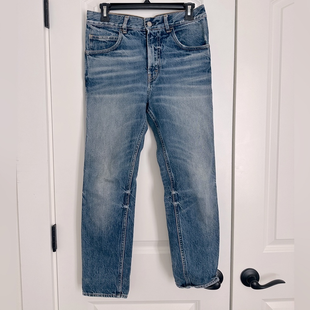 Golden Goose Mid-Rise Straight-Leg Light Wash Size XS